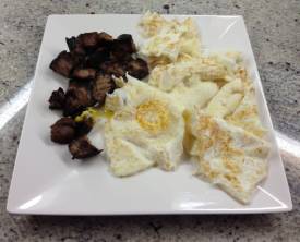 steak and eggs